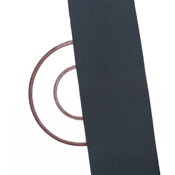 charcoal plain crepe fabric